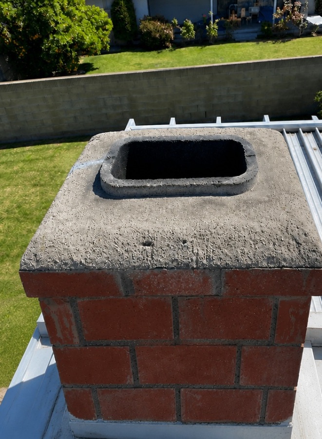 Chimney cap in Norwalk CT — before
